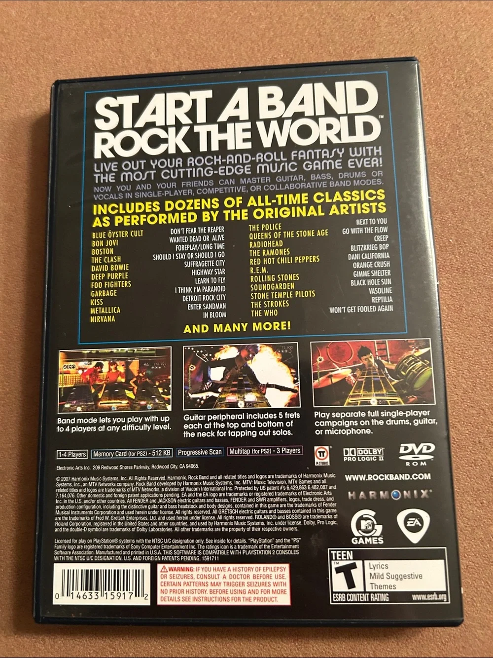 Sony PlayStation 2 Rock Band